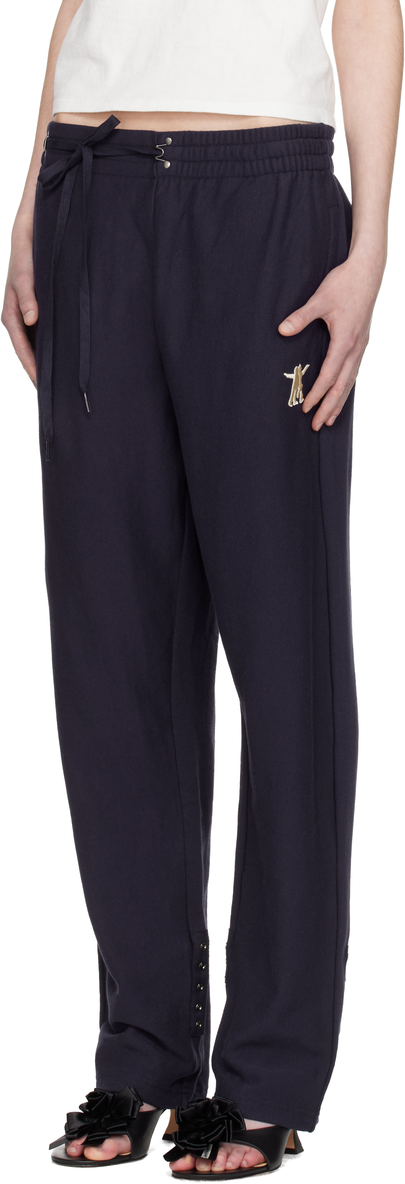 Navy Convertible Sweatpants
