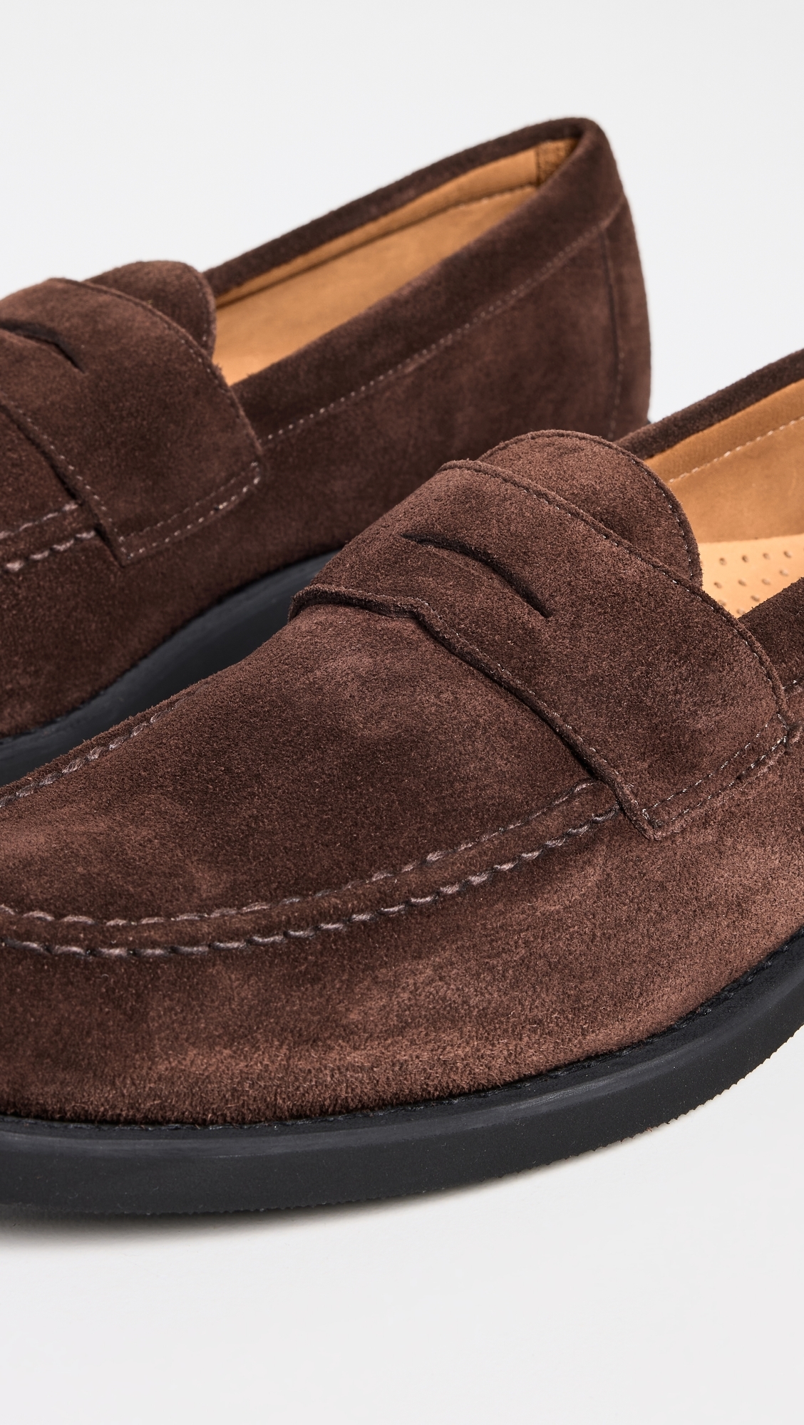 Ryan Suede Polaris Loafers Dark Brown