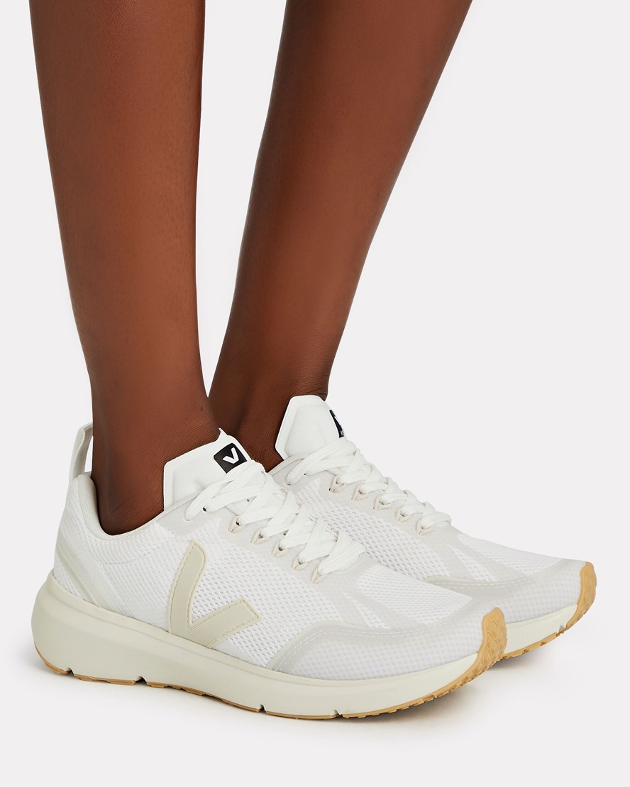 Tonal chunky-sole sneakers - White