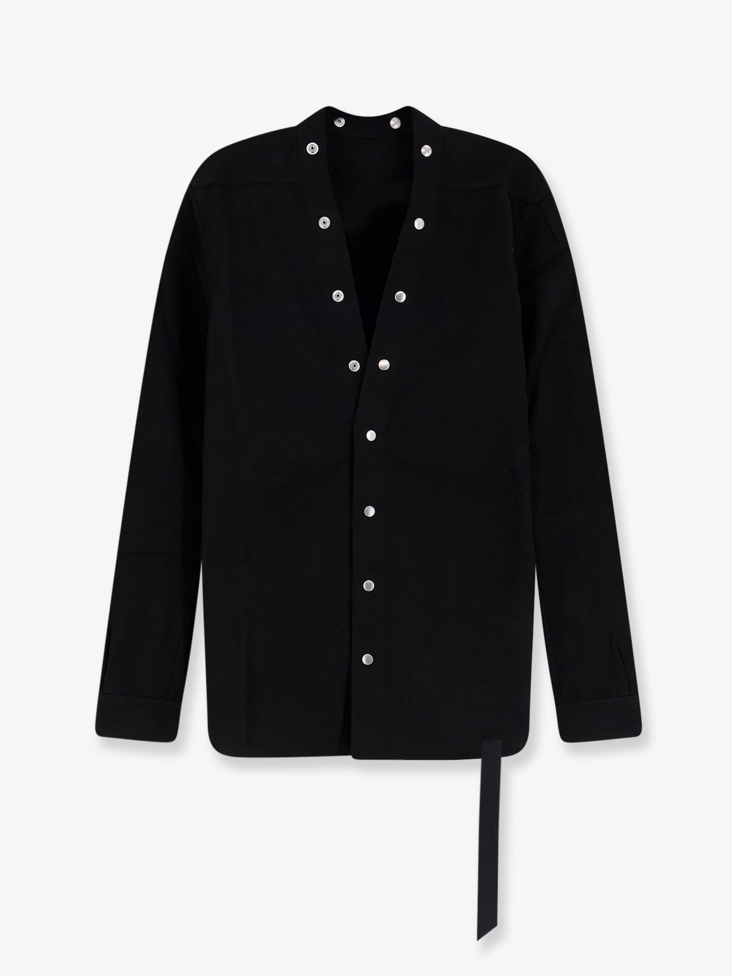 Cotton Canvas V-Neck Shirt - Size S