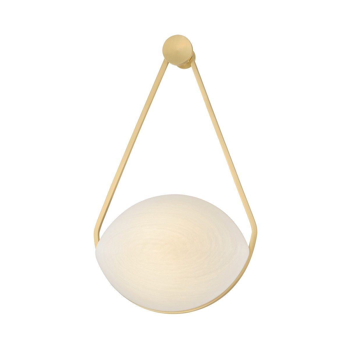 Aged Brass LED Wall Sconce from the Blaina Collection