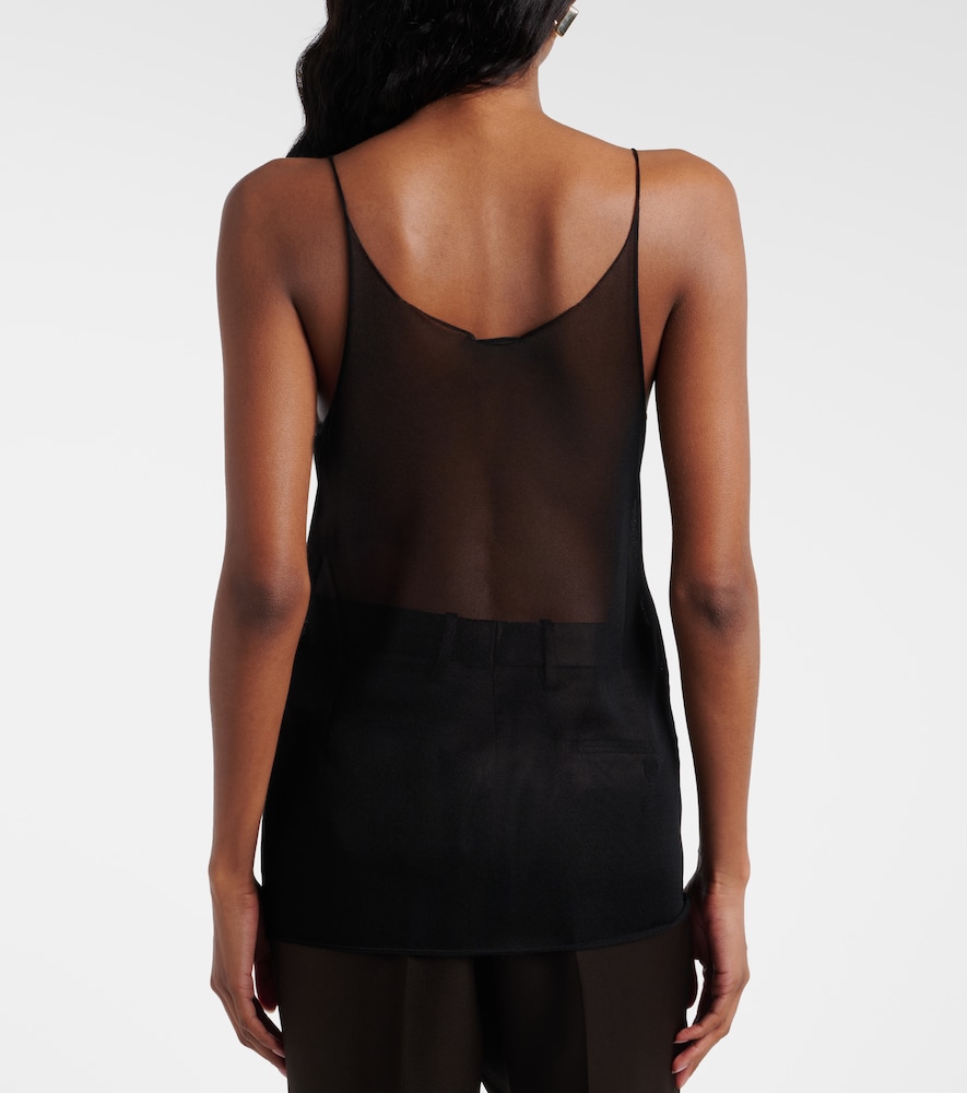Knitted sheer camisole
