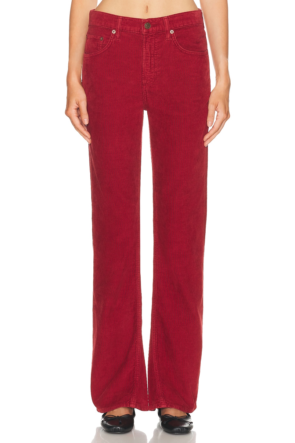 AGOLDE Mid Rise Kick Boot Jeans in Brick.  34 also in 23, 24, 25, 26, 27, 28, 29, 30
