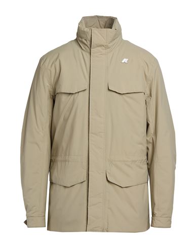 Man Jacket Beige Size S Recycled polyamide