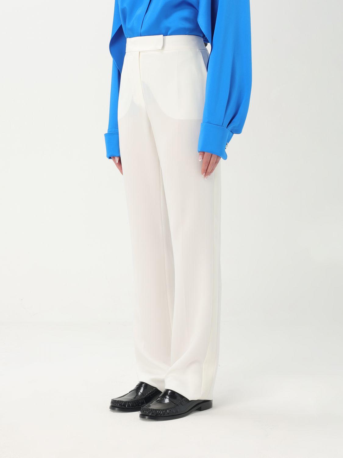 Pants MAX MARA Woman color White