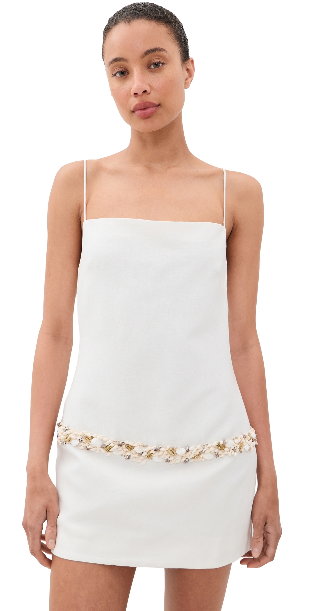 Shell Mini Dress Ivory