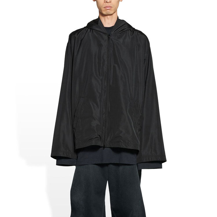 Hooded Windbreaker Jacket 'Black'