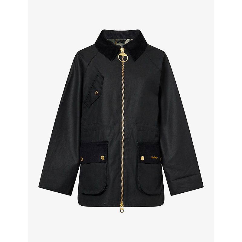 Womens Treeton Waxed-Cotton Jacket