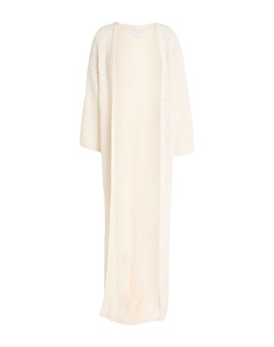 Woman Cardigan Cream Size XL Cotton, Polyamide