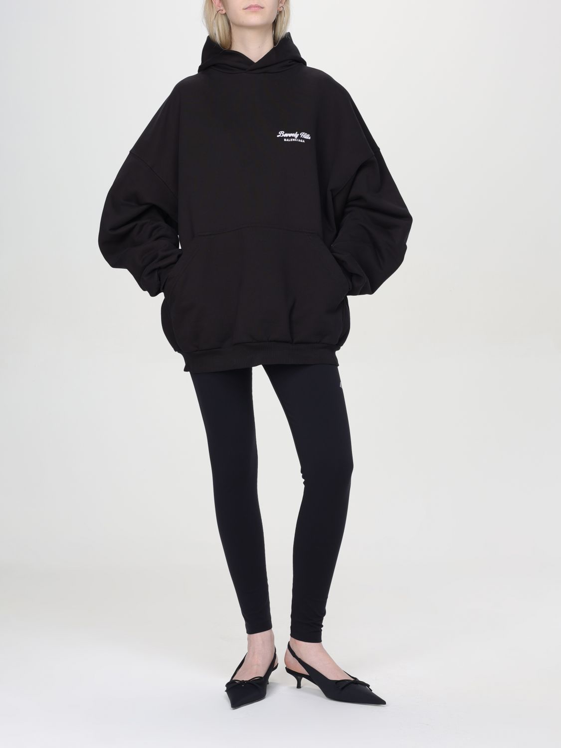 Sweatshirt Woman color Black