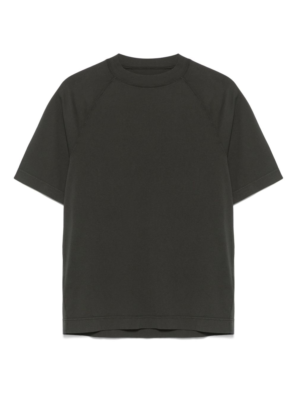 Cotton Crew Neck T-Shirt — Dark grey