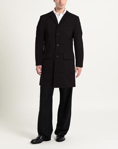 Man Coat Black Size XS Polyamide, Elastane