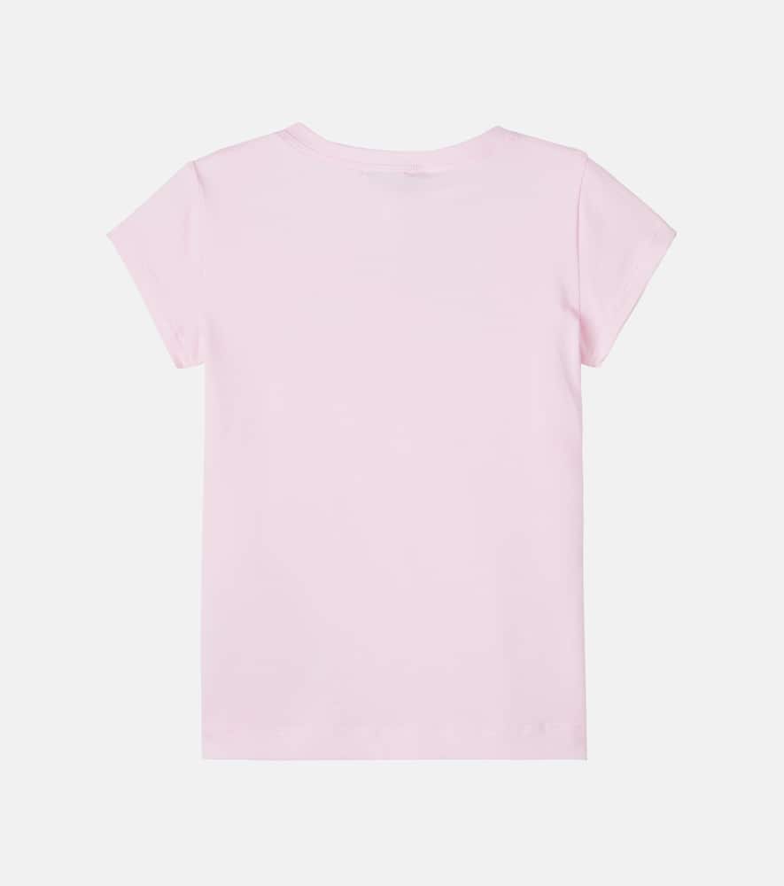 Floral cotton-blend T-shirt