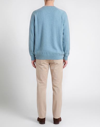 Man Sweater Sky blue Size 50 Virgin Wool, Viscose, Cashmere
