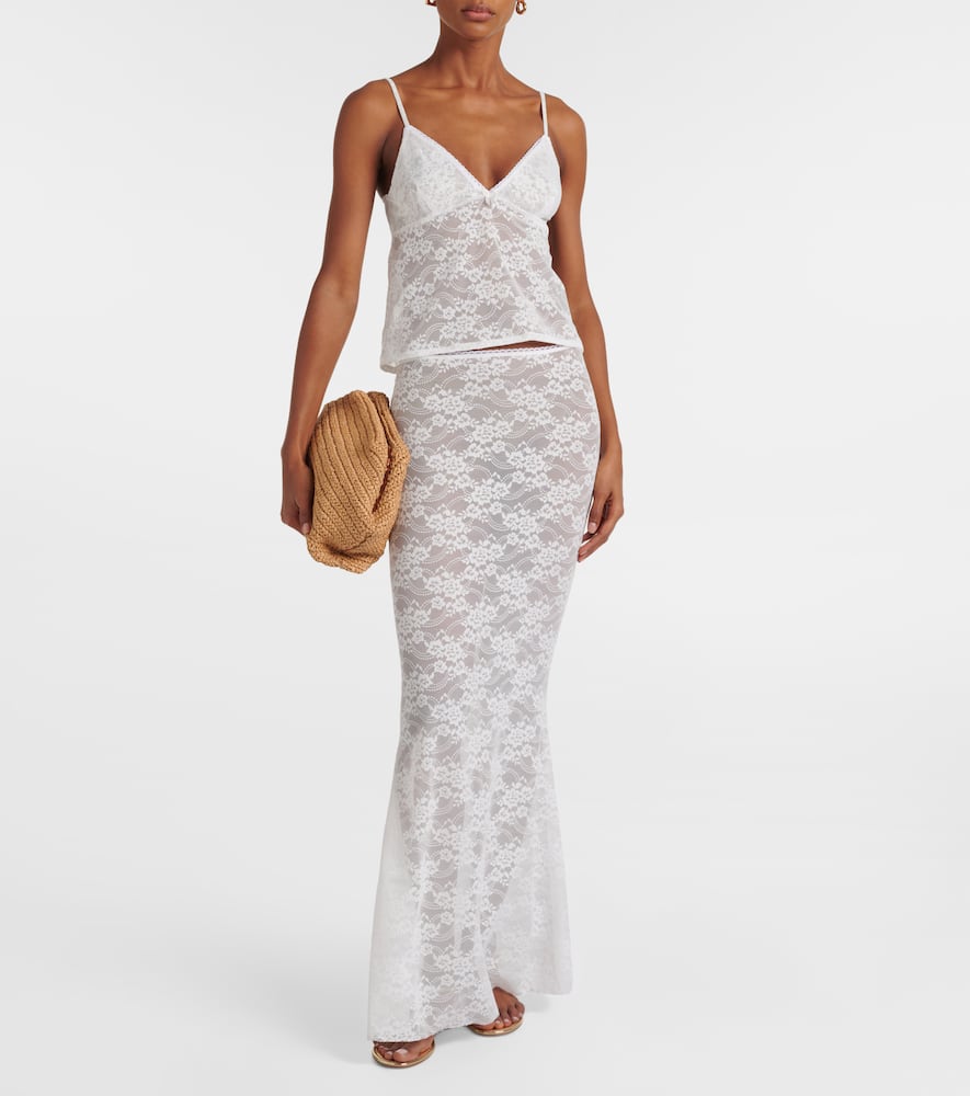 Rona lace maxi skirt