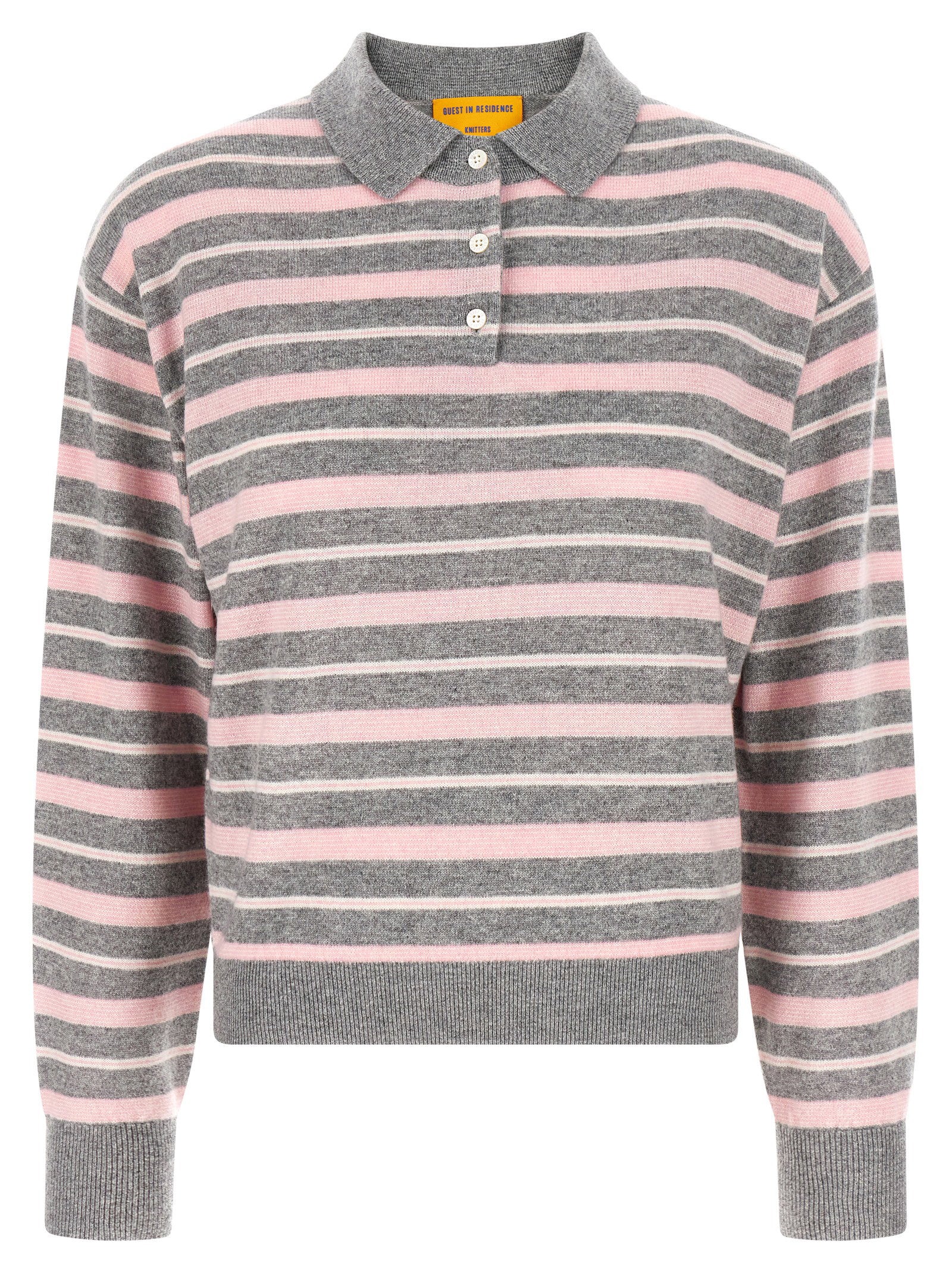 Clloegiate Stripe Polo Sweater