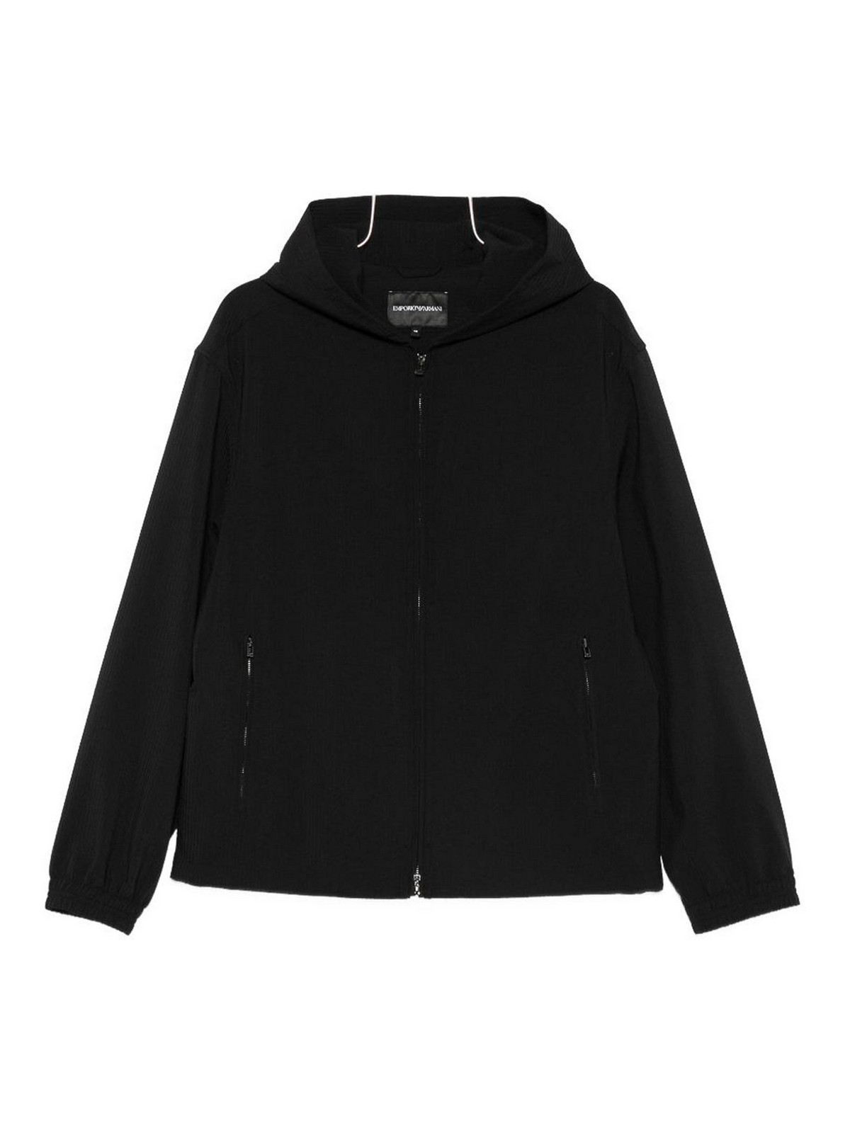 Hooded Blouson Jacket