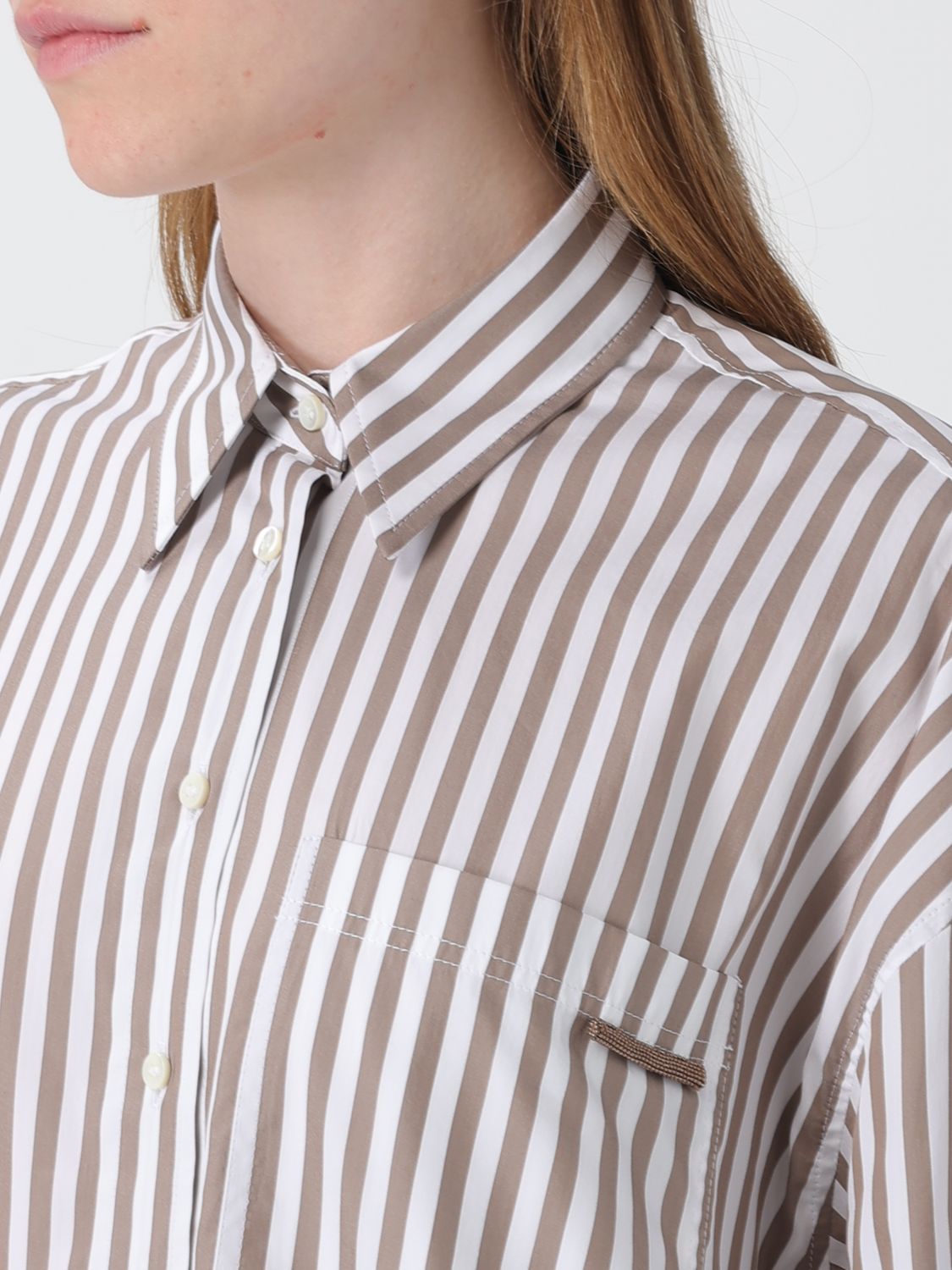 Shirt Woman color Brown