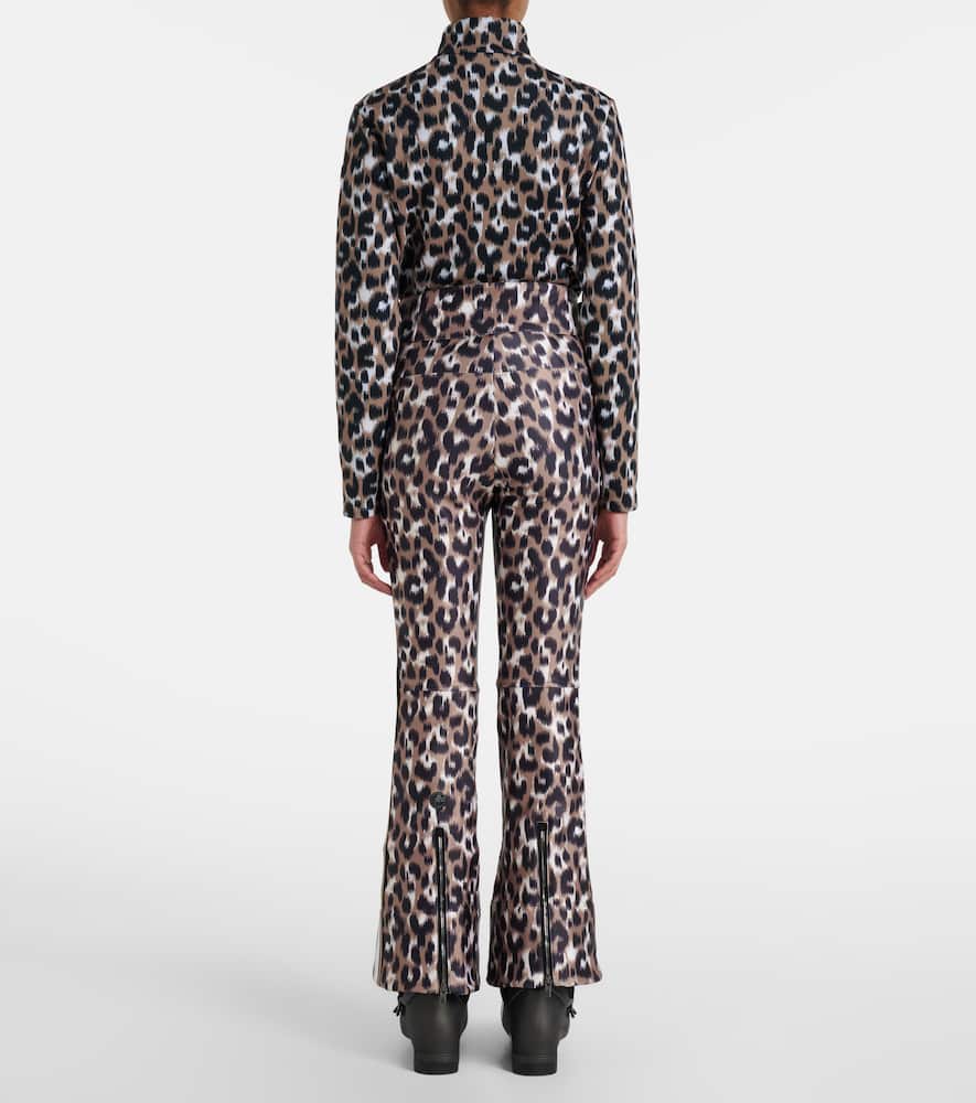 Elancia leopard-print ski pants
