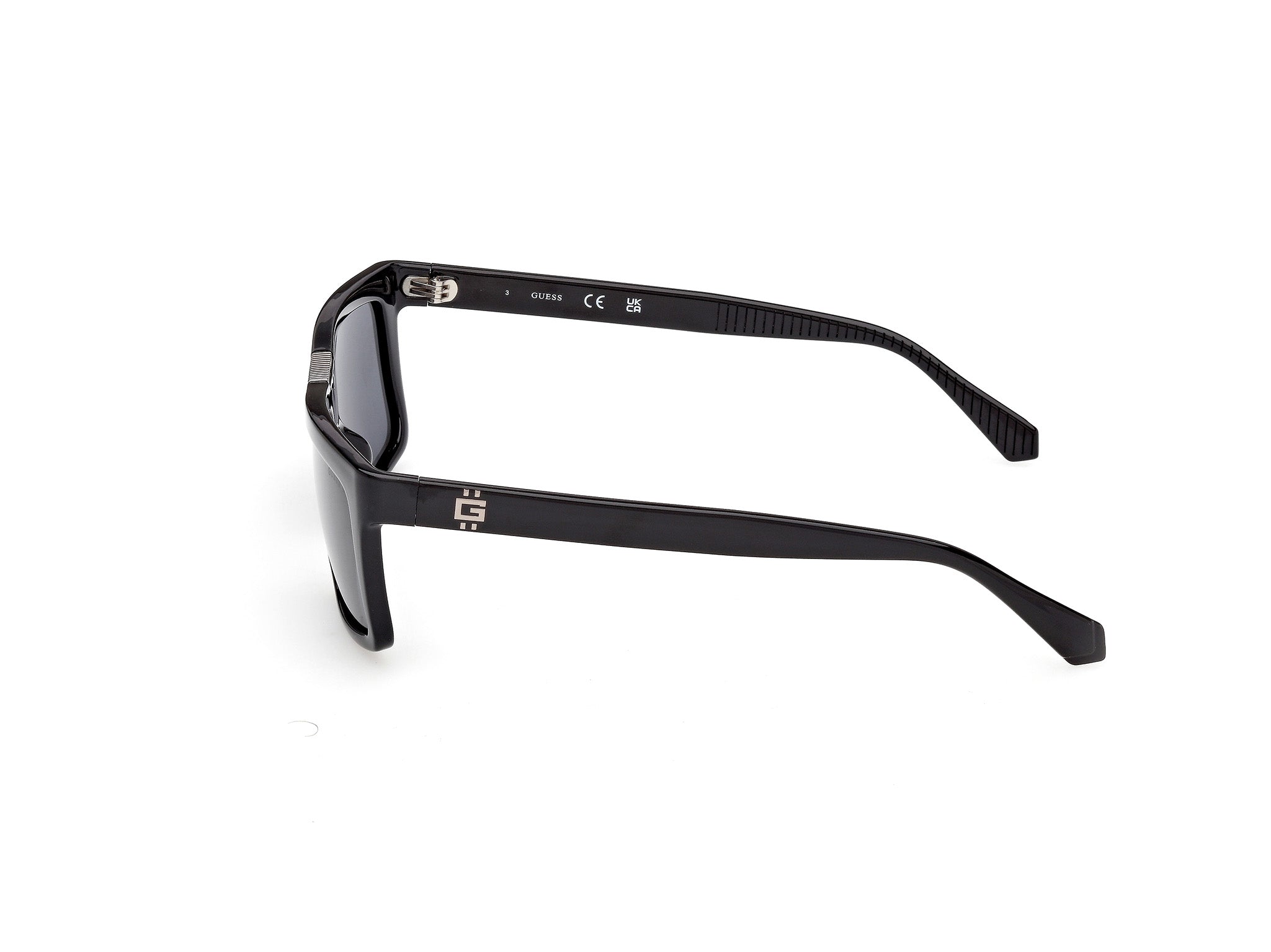 Guess Hombre Guess GU00274 01D Gafas de sol Inyectado Negro Fumar Cuadrada Polarizado