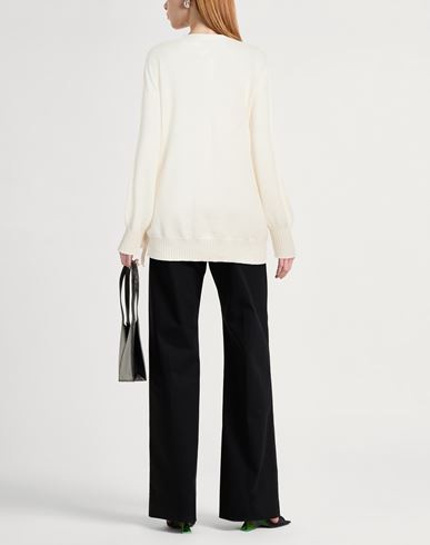 Twinset Woman Sweater Ivory Size M Cashmere