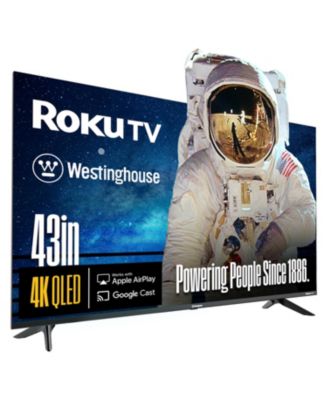 43 Roku Smart Tv Fhd Qled Dolby Digital Wi Fi Bluetooth Airplay Alexa Google Assistant Compatible