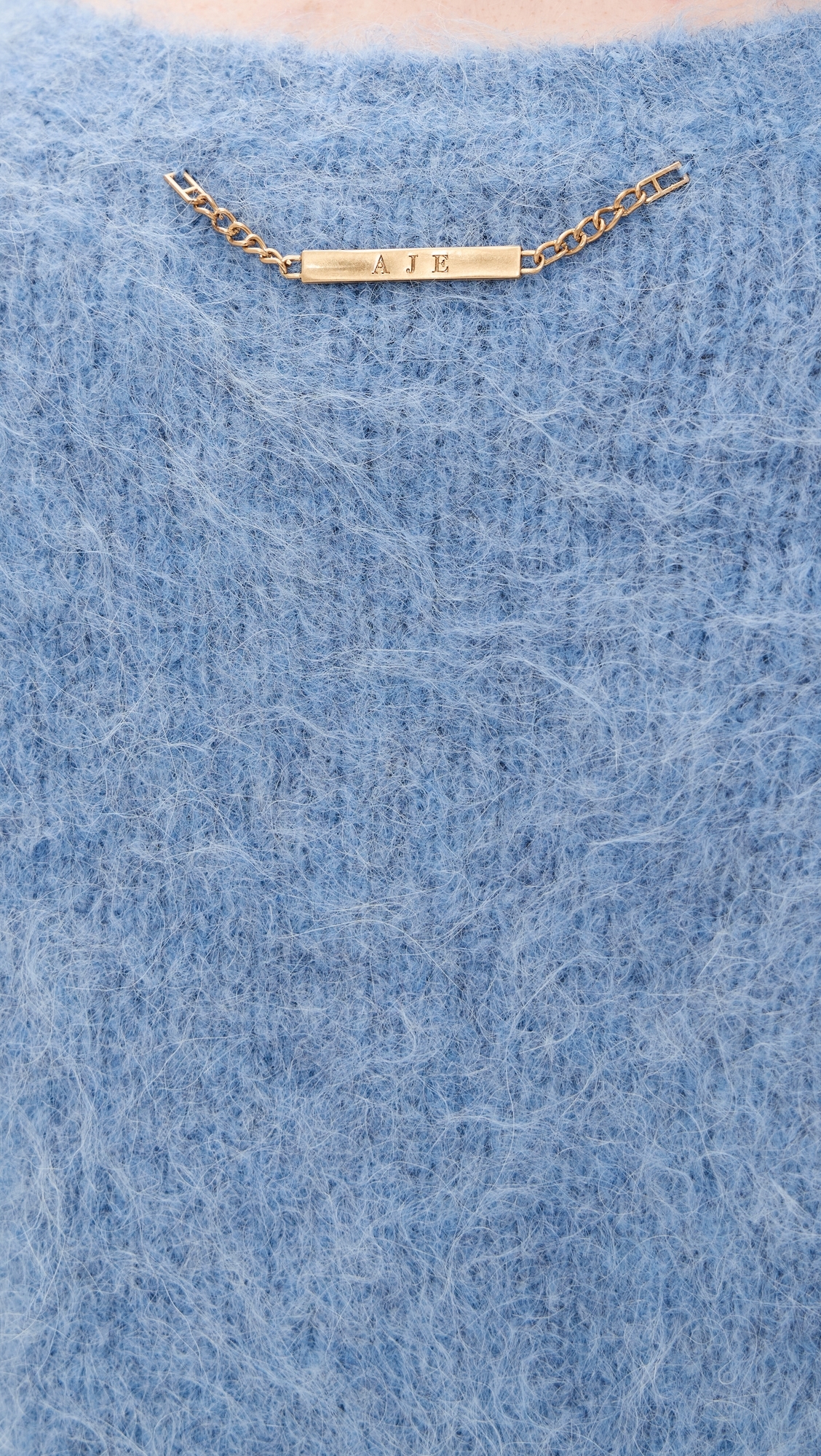 Celine Fluffy Cardigan Blue