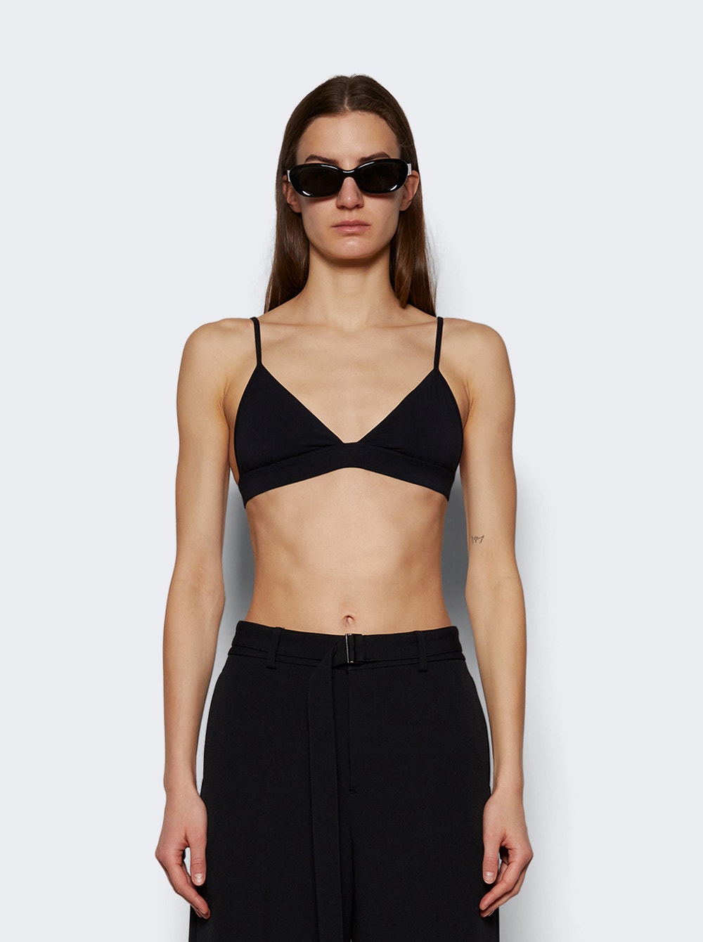 Hook-fastening bra - Black