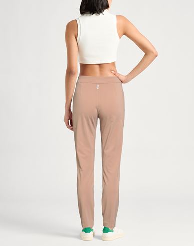 Woman Pants Camel Size XL Viscose, Polyamide, Elastic fibres