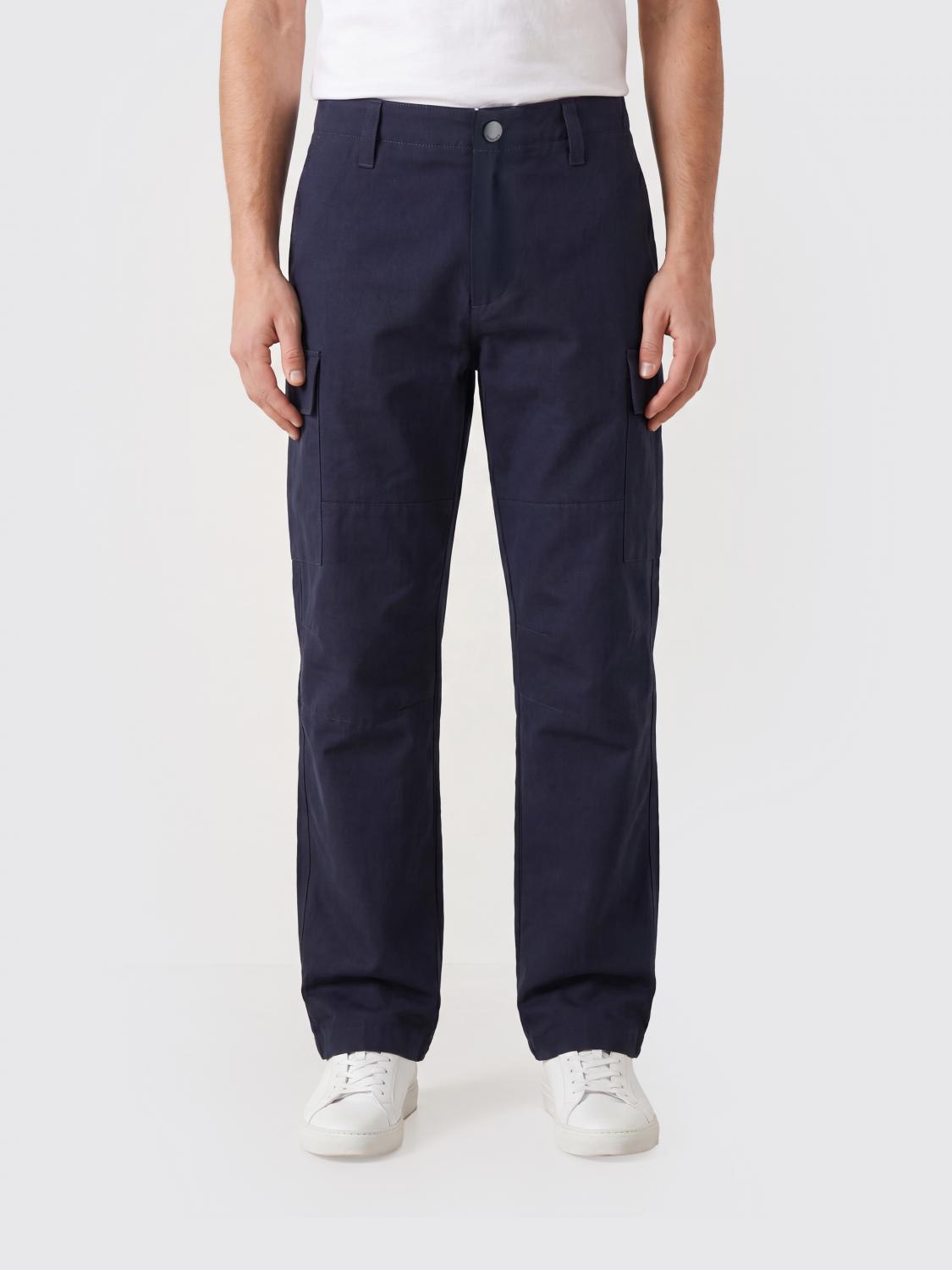 EKD Embossed Nylon Cargo Trousers with Drawstring Waist