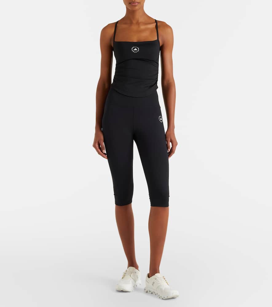 Logo jersey tank top