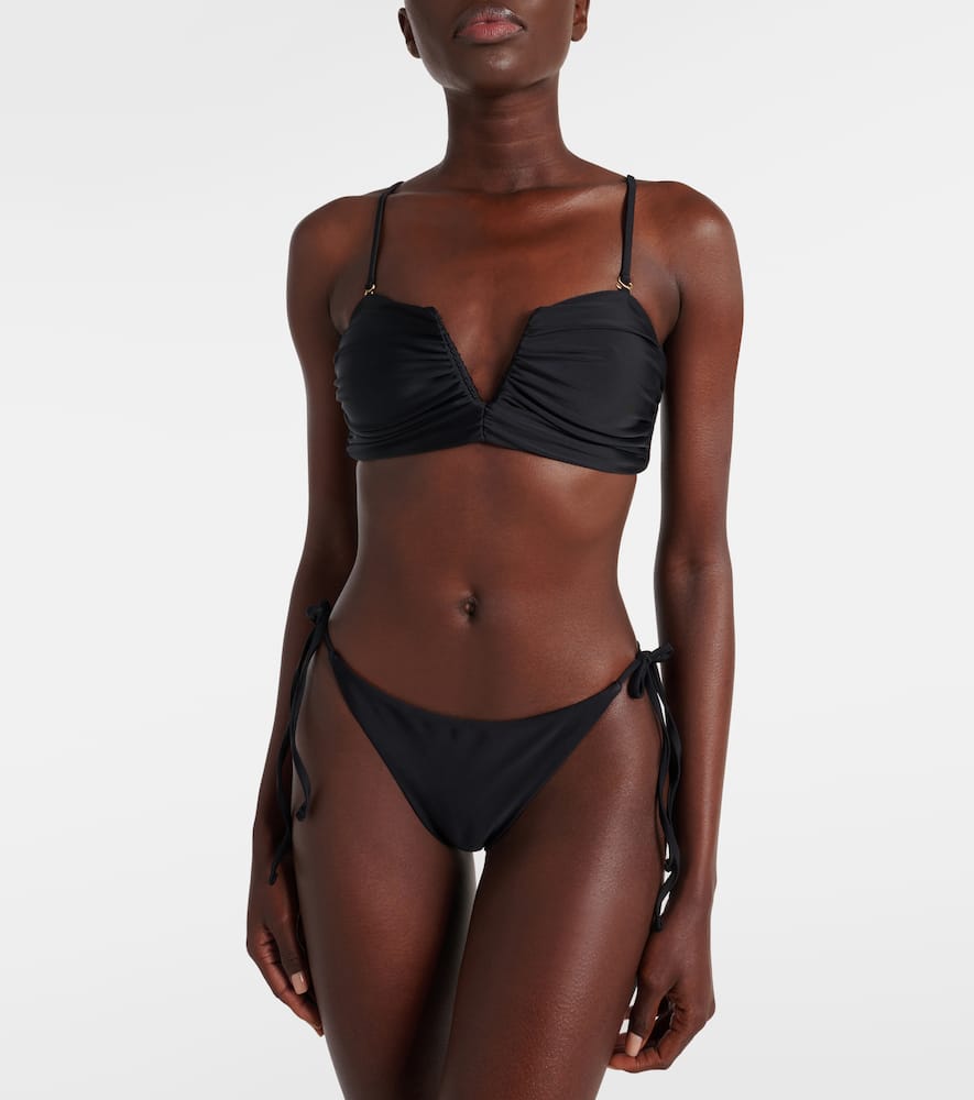 Calla ruched bikini top