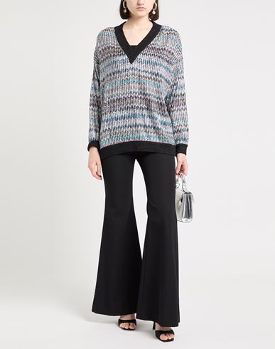 Missoni Woman Sweater Black Size 6 Viscose, Polyamide, Polyester, Metallic fiber