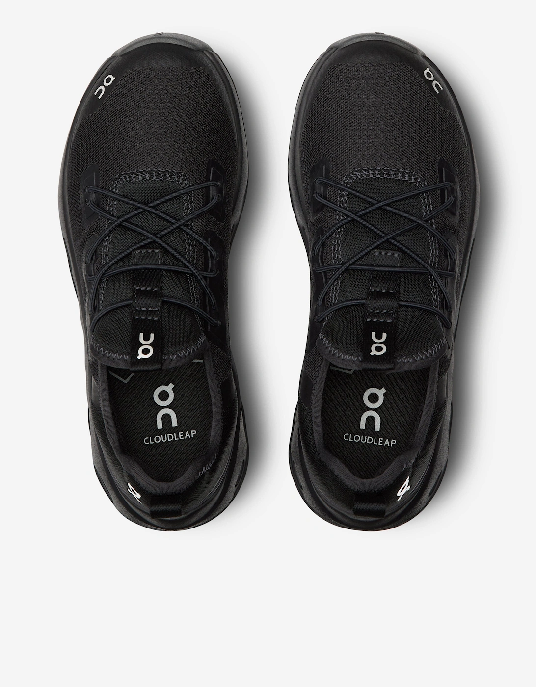 On Running Kids Cloudleap Trainers in Black