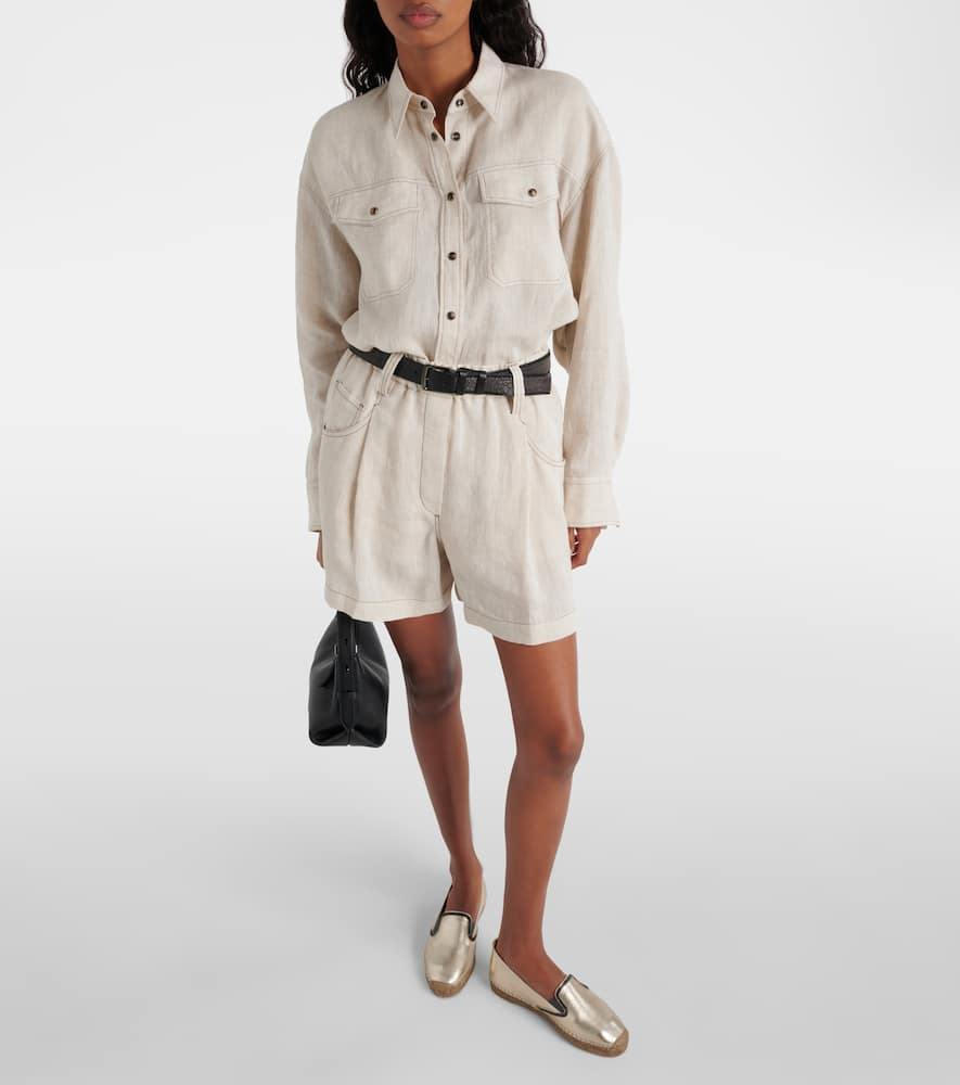 Oversized linen shirt