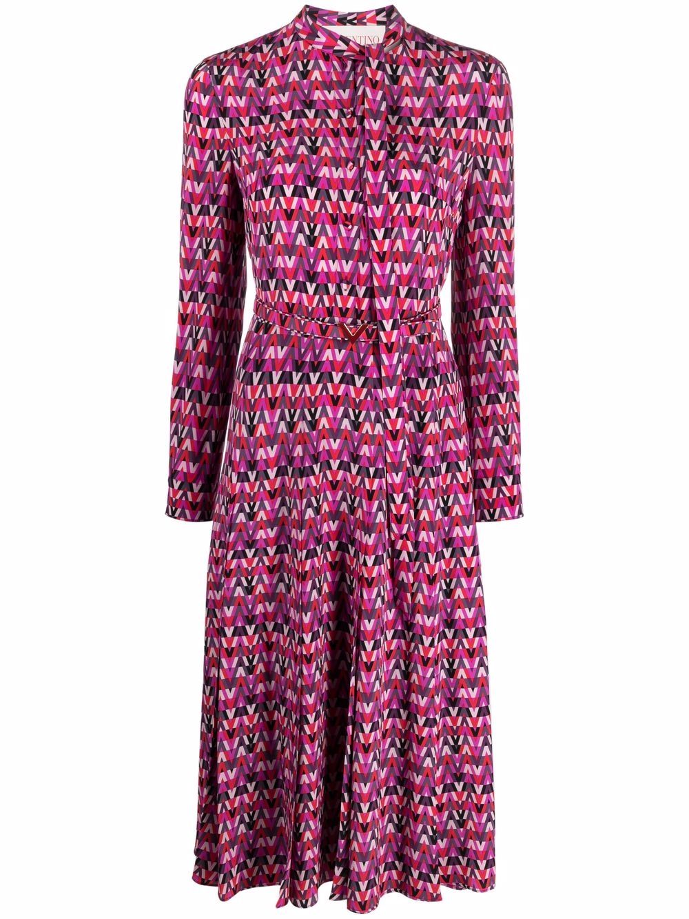 Valentino Garavani Optical print shirtdress - Pink