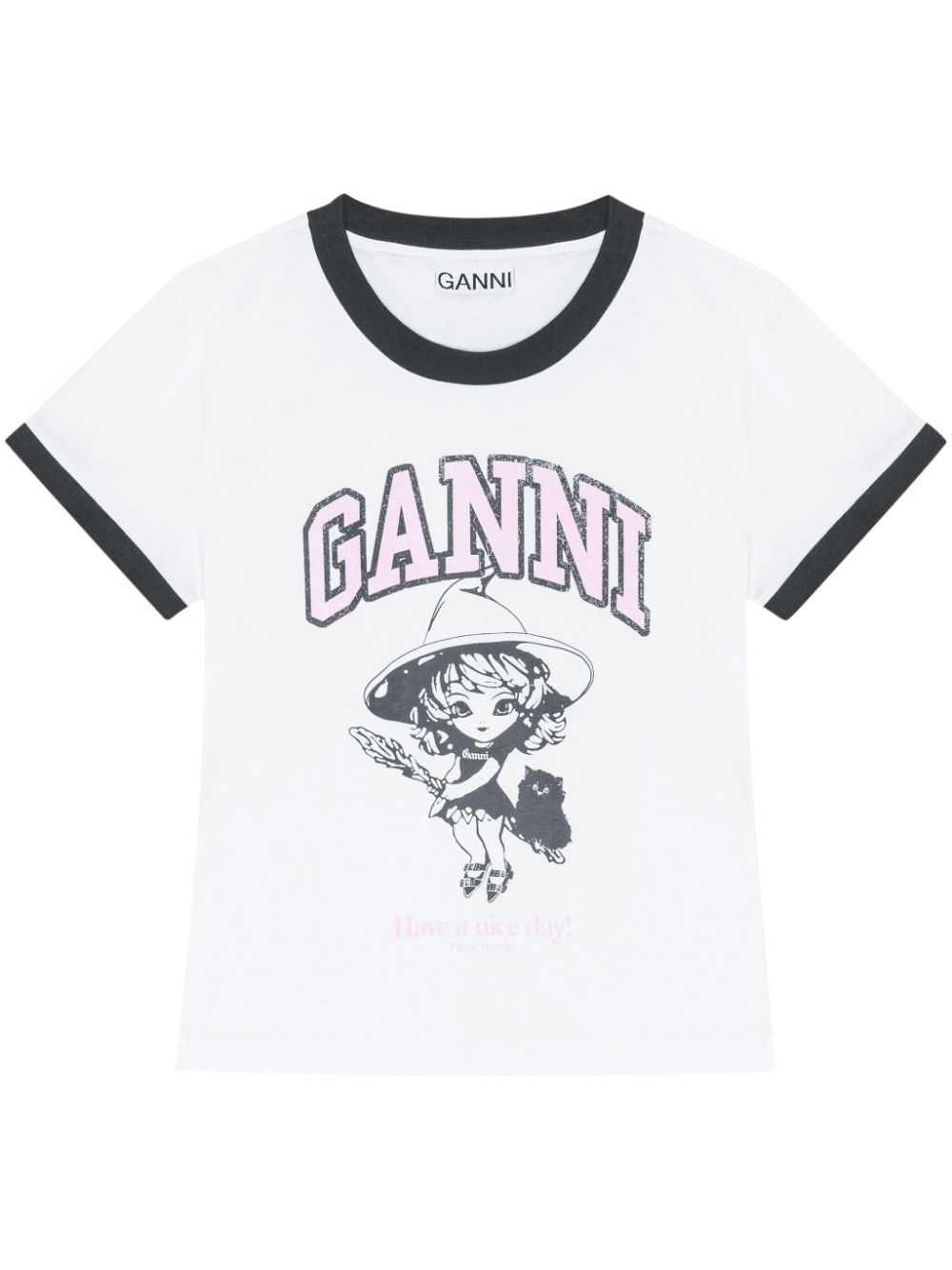 Graphic-print T-shirt - White