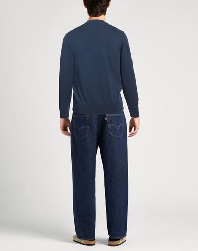 Alpha Studio Man Sweater Navy Size 36 Cotton