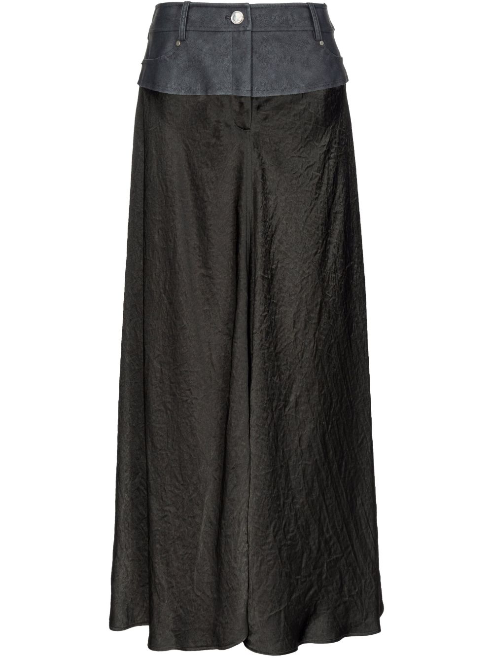 PINKO layered midi skirt - Black