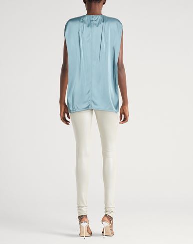Woman Top Turquoise Size 4 Acetate, Viscose
