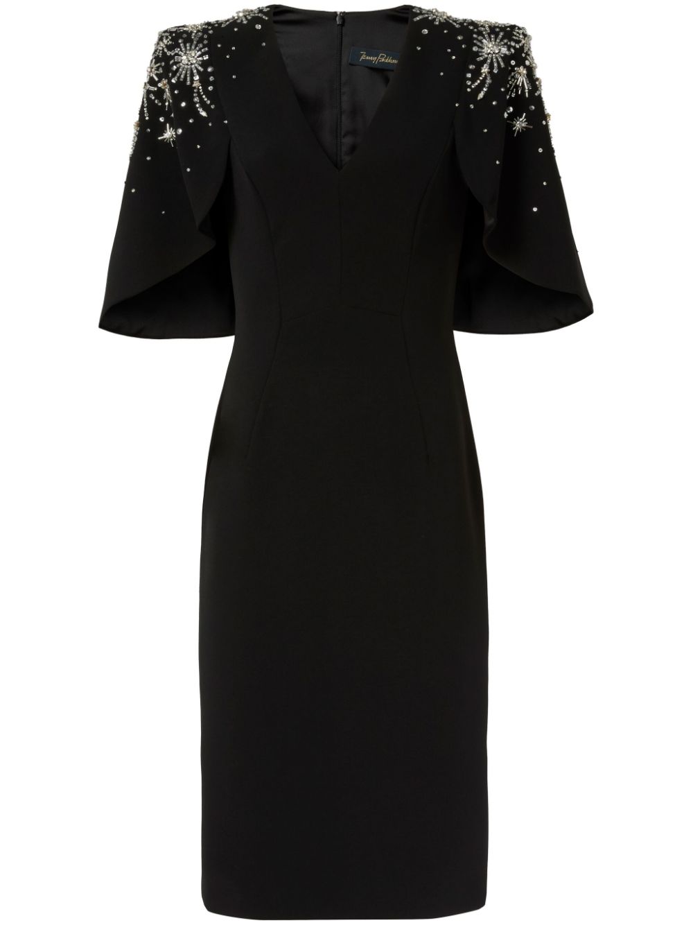 Zeya sequin-embellished midi dress - Black