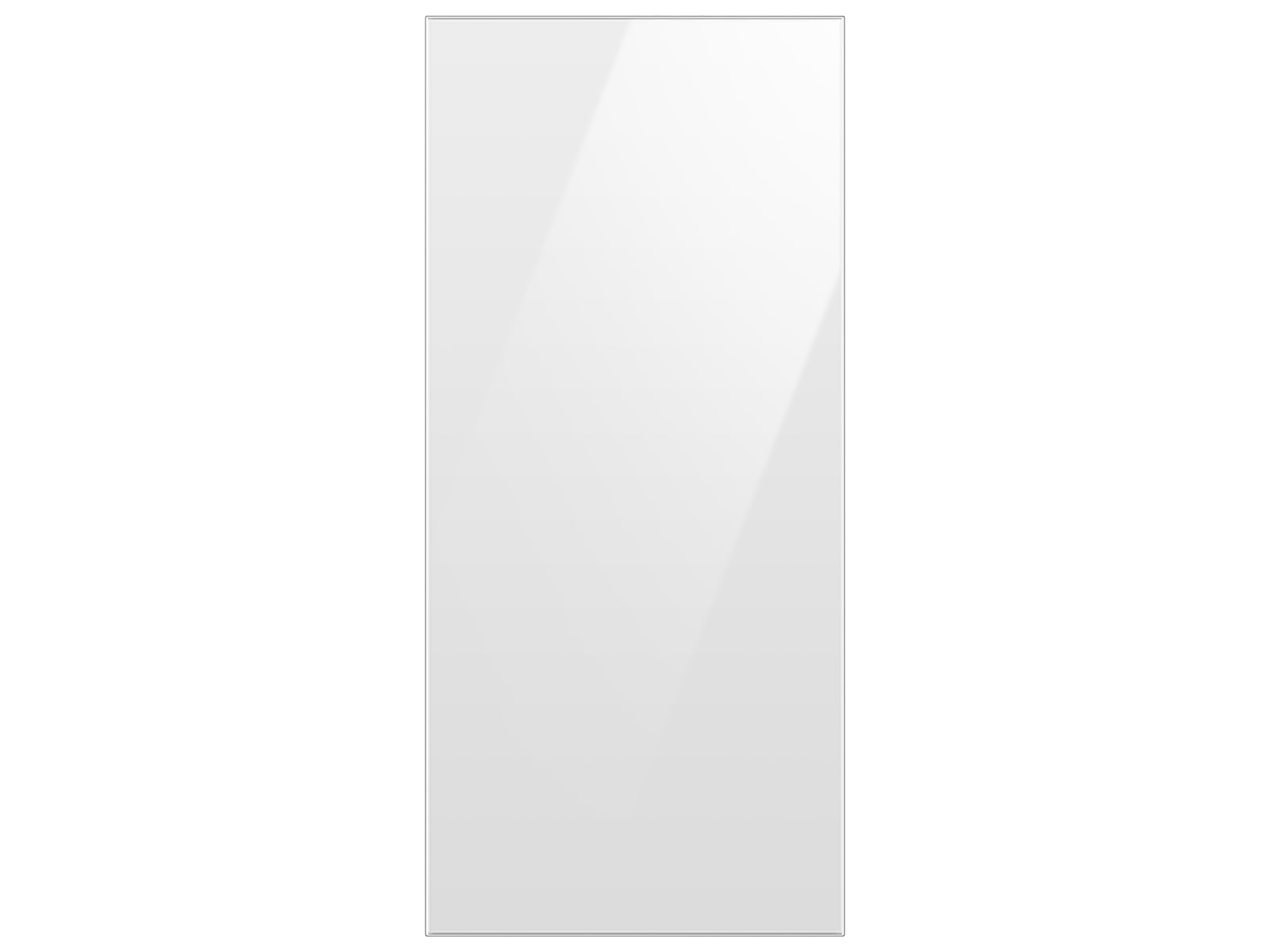 Bespoke 4-Door Flex™ Refrigerator Panel in White Glass - Top Panel(RA-F18DUU12/AA)