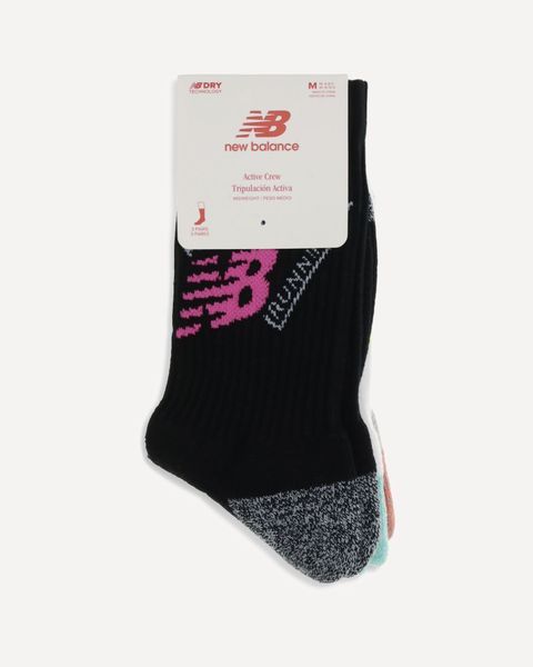 New Balance Active Graphic 3-Pack Short Socks