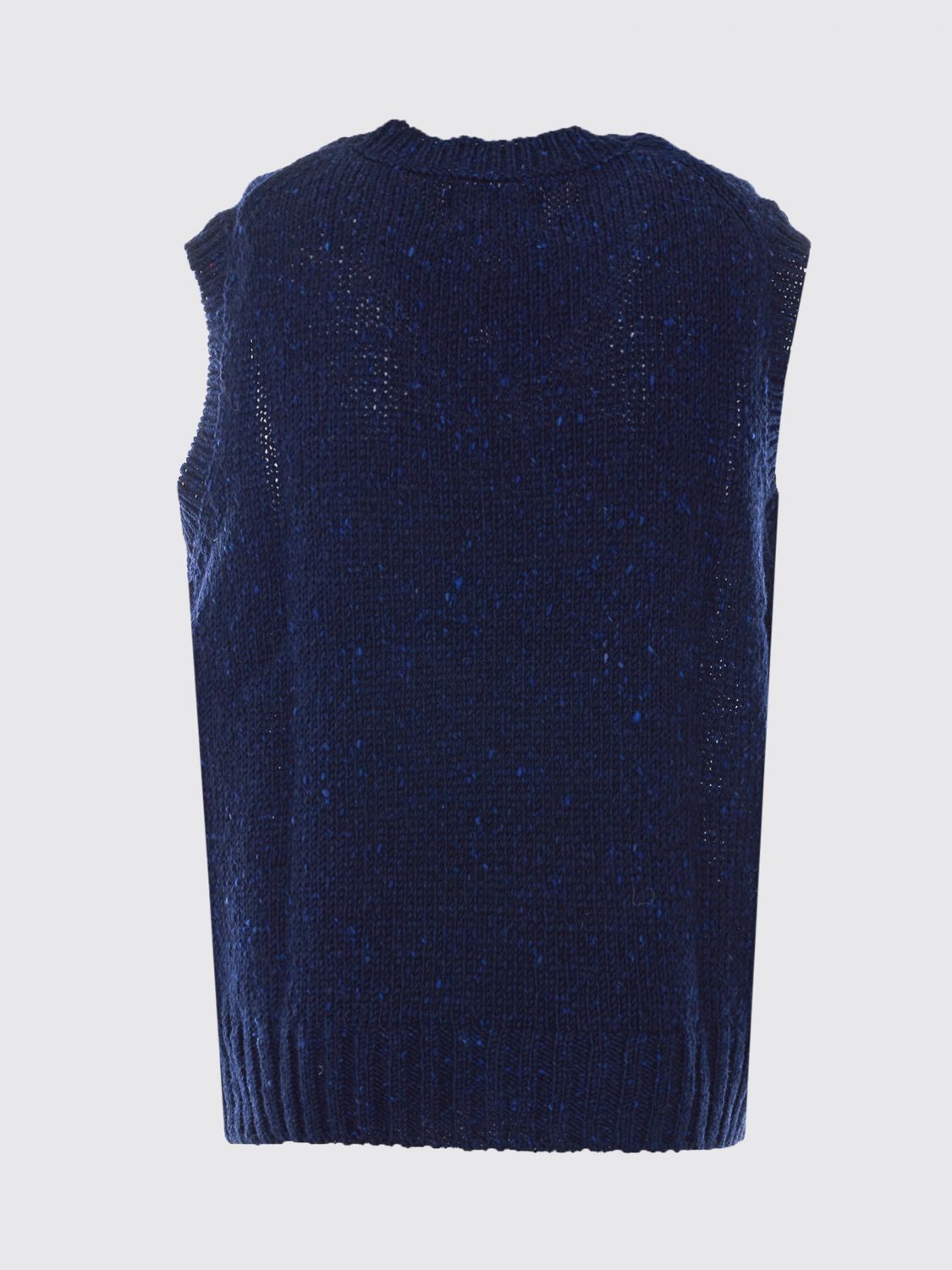 Suit Vest Men color Blue