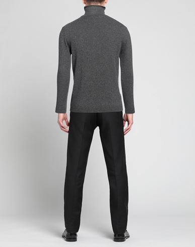 Man Turtleneck Charcoal Size 40 Virgin Wool, Wool