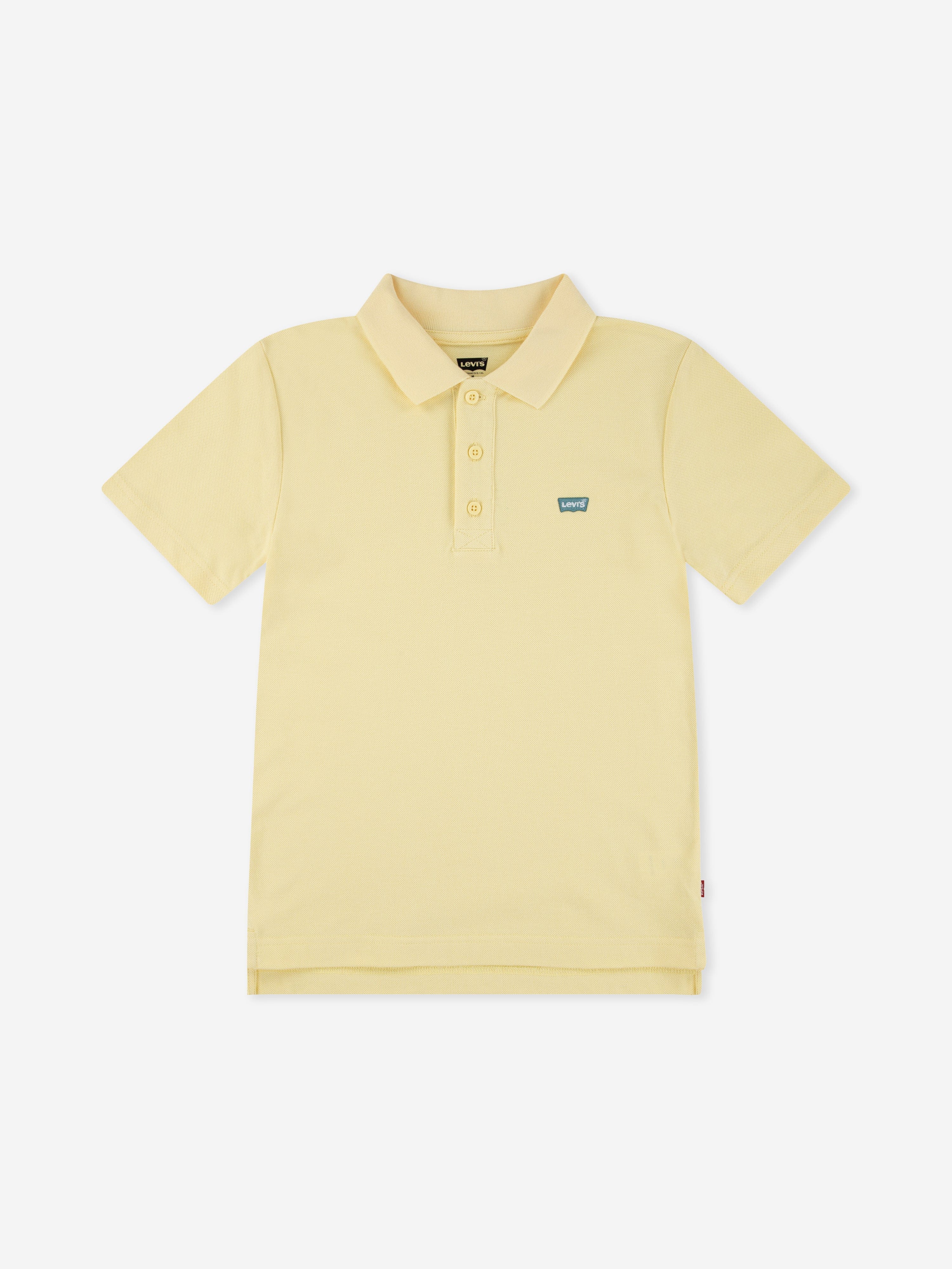 Levi's Kids Wear Boys Back Neck Tape Polo Shirt in Yellow 10 Yrs