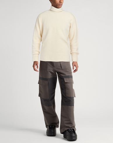 Man Turtleneck Ivory Size 2 Cotton, Alpaca wool, Nylon, Wool, Polyurethane