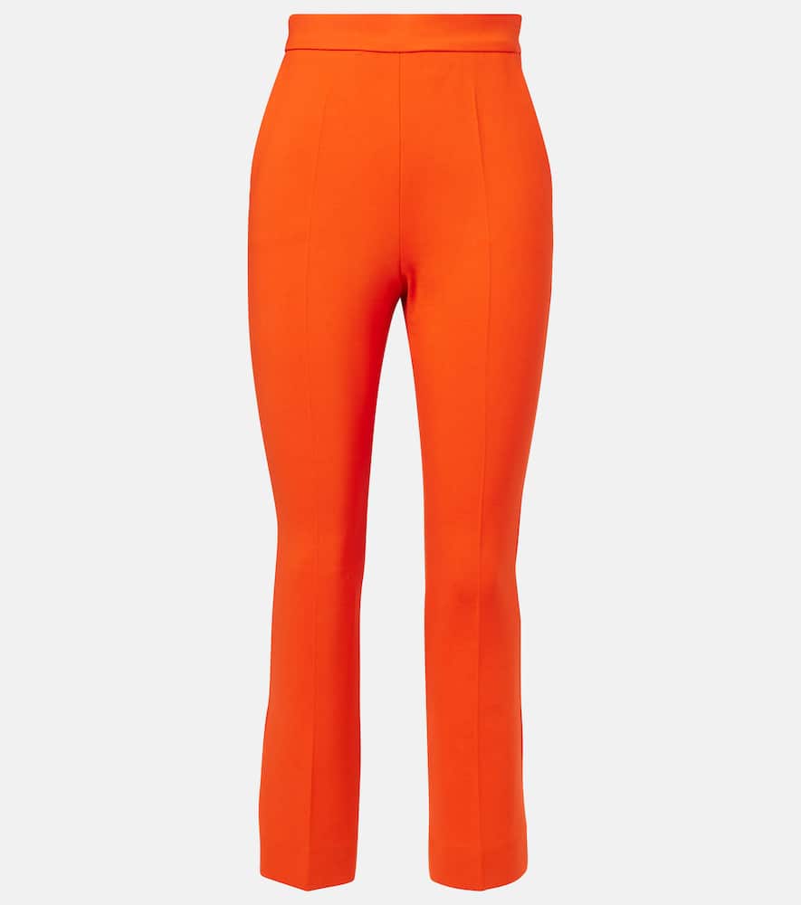 Nepeta high-rise wool-blend straight pants