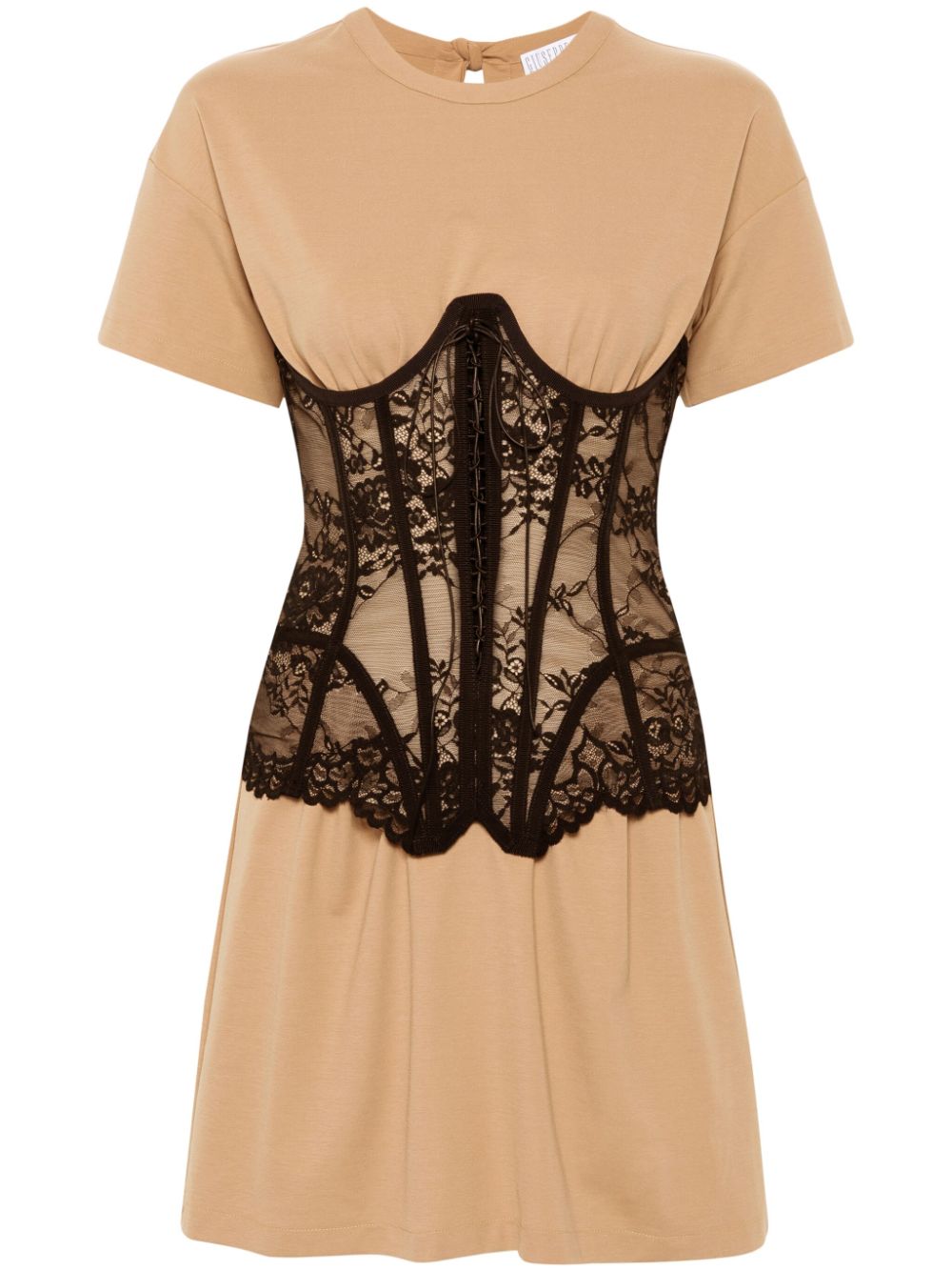 Corset-style dress - Black