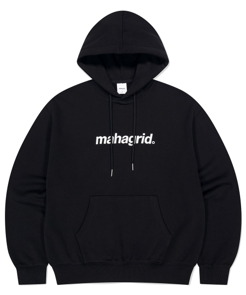 BASIC LOGO HOODIE BLACK